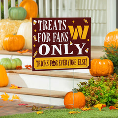 Washington Commanders Yard Sign, Halloween Treats for Fans - NFL Home