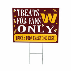 Washington Commanders Yard Sign, Halloween Treats for Fans - NFL Home