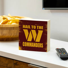 Washington Commanders Plock, Down Home Fans, 6x6 - NFL Home