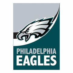 Philadelphia Eagles Burlap House Flag - Home NFL