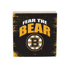 Boston Bruins Plock, Down Home Fans, 6x6 - NHL Home