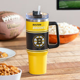 40oz Stainless Steel Canyon Cup w/ Straw, Boston Bruins - NHL Home