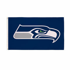 Seattle Seahawks Single Sided Estate Flag with 2 Grommets, 3'x5' - Home NFL