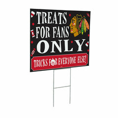 Chicago Blackhawks Yard Sign, Halloween Treats for Fans - NHL Home