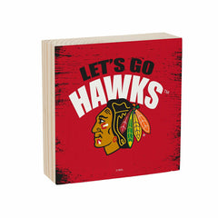 Chicago Blackhawks Plock, Down Home Fans, 6x6 - NHL Home