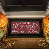 Colorado Avalanche Flocked Coir Halloween Sassafras Switch Mat, 22"x10 - NHL