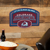 Colorado Avalanche USA Embossed Steel Wall Sign, 11" x 17" - NHL Home