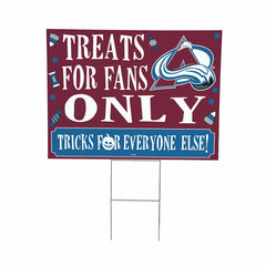 Colorado Avalanche Yard Sign, Halloween Treats for Fans - NHL Home