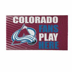 Colorado Avalanche Fan Mat, 28"x16" - NHL