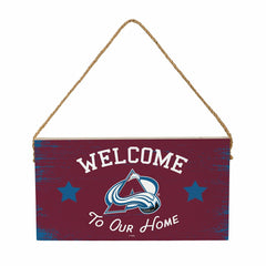 Colorado Avalanche Wood Wall Sign, 6x11 - NHL Home