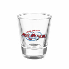 Colorado Avalanche 4-Piece Ceramic and Glass 2oz. Shot Glass Set - NHL Home