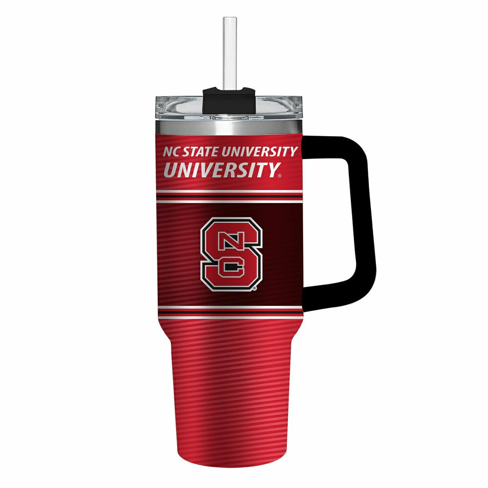 40oz Stainless Steel Canyon Cup w/ Straw, North Carolina State Univers - Home Collegiate