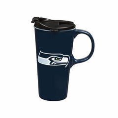 Seattle Seahawks, 17oz Boxed Travel Latte - Home NFL