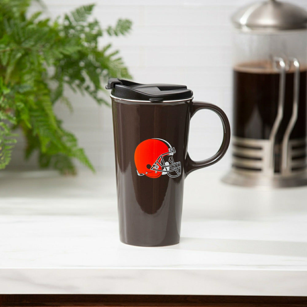 Cleveland Browns, 17oz Boxed Travel Latte - Home NFL