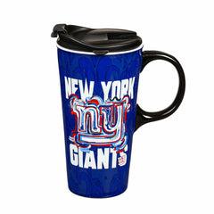 New York Giants, Travel Latte, Justin Patten Logo - Home NFL