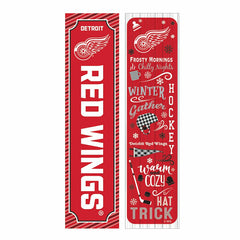 Detroit Red Wings 46" Double Sided Leaner, Winter Seasonal - NHL Home