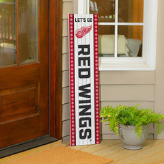 Detroit Red Wings 47" Double Sided Leaner, Christmas - NHL Home