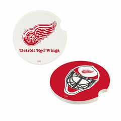 Detroit Red Wings Car Coaster Set, 2pc - NHL Home