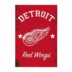 Detroit Red Wings Wood Wall Sign, 16x24 - NHL Home