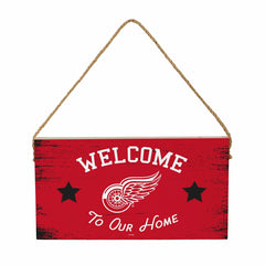 Detroit Red Wings Wood Wall Sign, 6x11 - NHL Home
