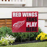 Detroit Red Wings Coroplast Yard Sign "Fans Play Here" - NHL Home