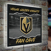 Vegas Golden Knights 23"H x 23"L LED Wall Decor, Edgelite, Square - NHL Home