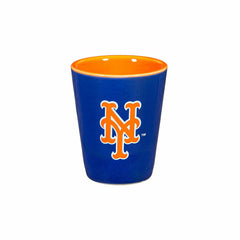 New York Mets 4-Piece Ceramic 2oz. Shot Glass Set - Home MLB