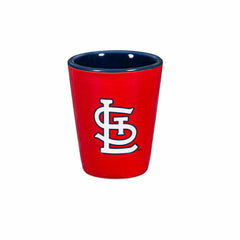 St Louis Cardinals 4-Piece Ceramic 2oz. Shot Glass Set - Home