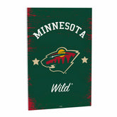 Minnesota Wild Wood Wall Sign, 16x24 - NHL Home