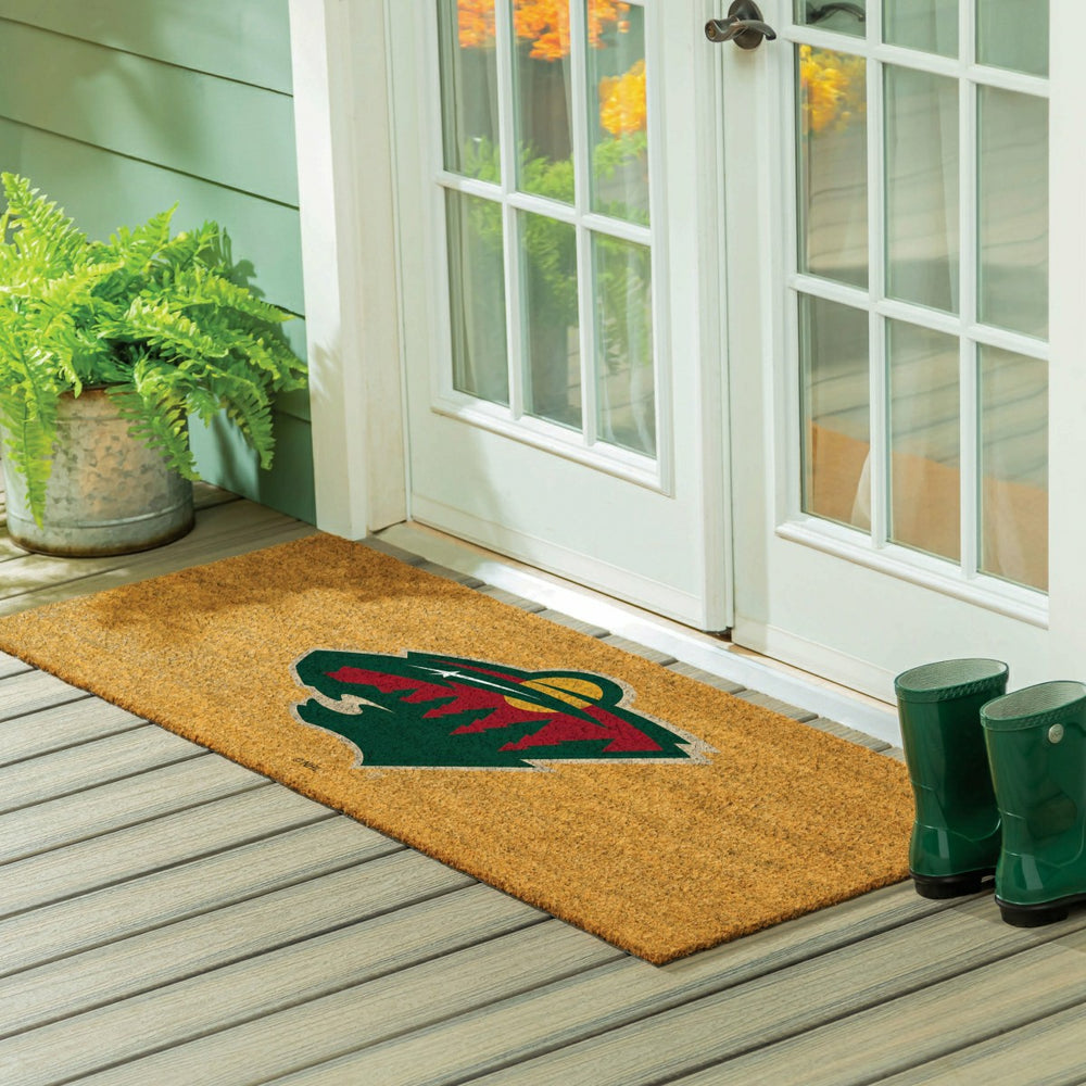 Minnesota Wild Extra Large Full Color Coir Mat, 60"x24" - NHL