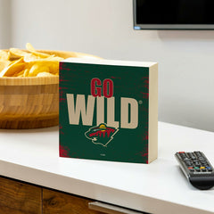 Minnesota Wild Plock, Down Home Fans, 6x6 - NHL Home