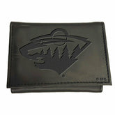Minnesota Wild, Tri-Fold Wallet, Black - NHL Home