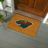 Coir Mat, 16"x28", Minnesota Wild - NHL
