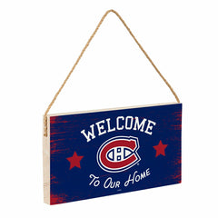 Montreal Canadiens Wood Wall Sign, 6x11 - NHL Home