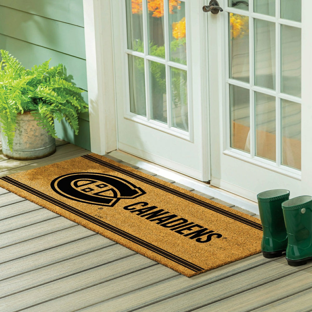 Montreal Canadiens Extra Large One Color Coir Mat, 60"x24" - NHL