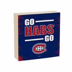 Montreal Canadiens Plock, Down Home Fans, 6x6 - NHL Home