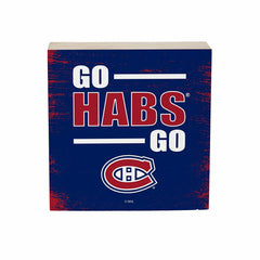 Montreal Canadiens Plock, Down Home Fans, 6x6 - NHL Home