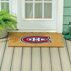 Montreal Canadiens Large Full Color Coir Mat, 36"x24" - NHL