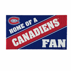 Montreal Canadiens, PVC Mat COLOR, Home of a Fan - NHL