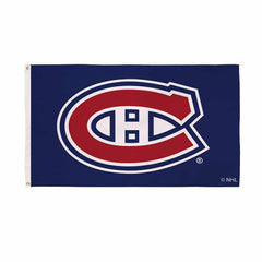 Montreal Canadiens Single Sided Flag with 2 Grommets, 3'x5' - NHL Home