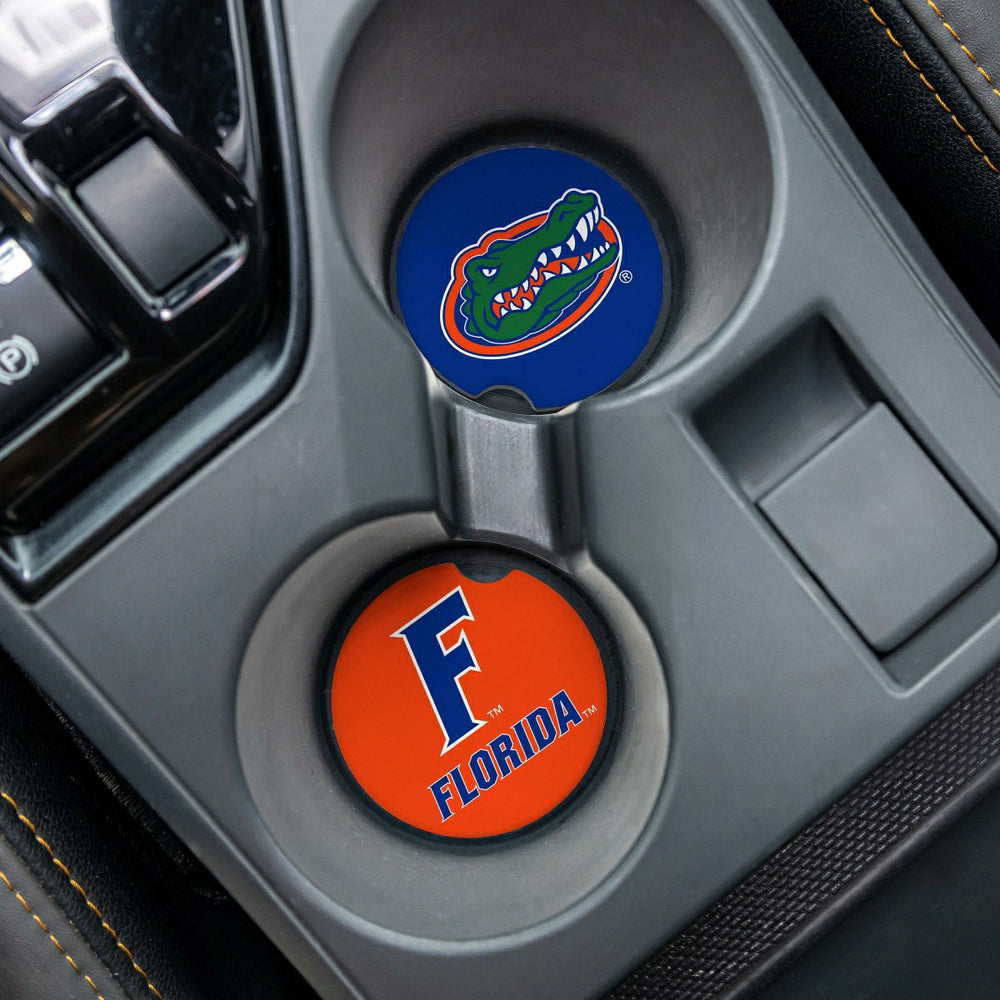 University of Florida Car Coaster Set, 2pc - Home Collegiate