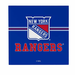 New York Rangers Wood Wall Sign, 12x12 - NHL Home