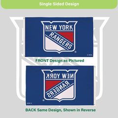 New York Rangers Single Sided Flag with 2 Grommets, 3'x5' - NHL Home