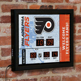 Bluetooth Scoreboard Wall Clock, Philadelphia Flyers - NHL Home