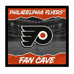 Philadelphia Flyers 23"H x 23"L LED Wall Decor, Edgelite, Square - NHL Home