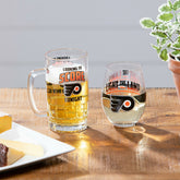 Stemless 17OZ Glass & Tankard 16OZ Gift Set, Philadelphia Flyers - NHL Home