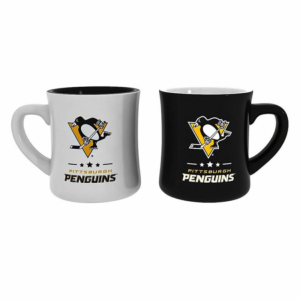 Pittsburgh Penguins 10oz Ceramic Cup Set, 2pc - NHL Home
