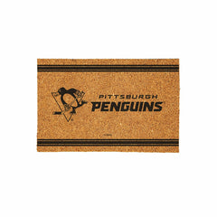 Pittsburgh Penguins Large One Color Coir Mat, 36"x24" - NHL