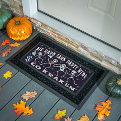Seattle Kraken Flocked Coir Halloween Sassafras Switch Mat, 22"x10" - NHL