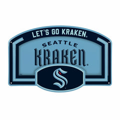 Seattle Kraken USA Embossed Steel Wall Sign, 11" x 17" - NHL Home